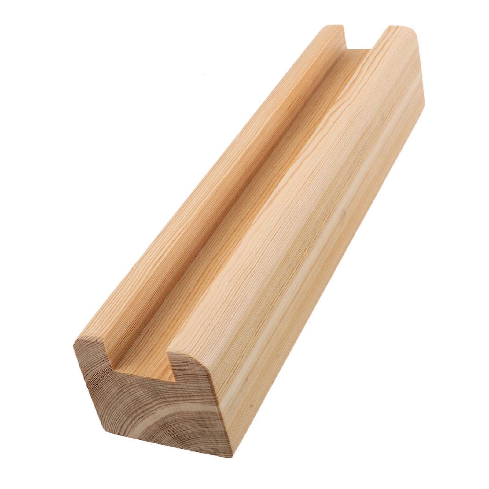 Beige Wooden Mirror Base Support for Mirrors and Artwork