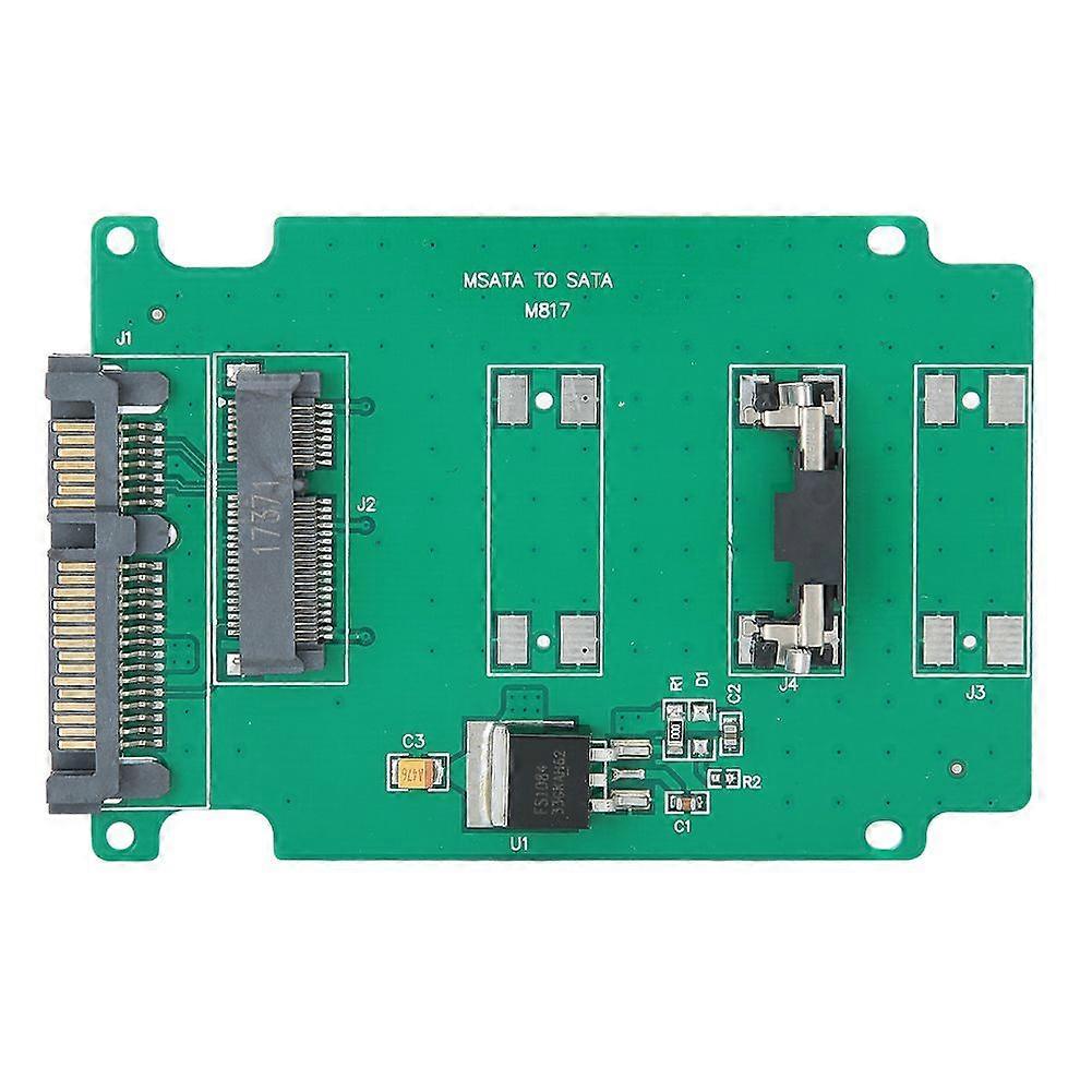 MSATA SSD to SATA3 Driver Free Converter Adapter Riser Card for Laptop Notebook Computer