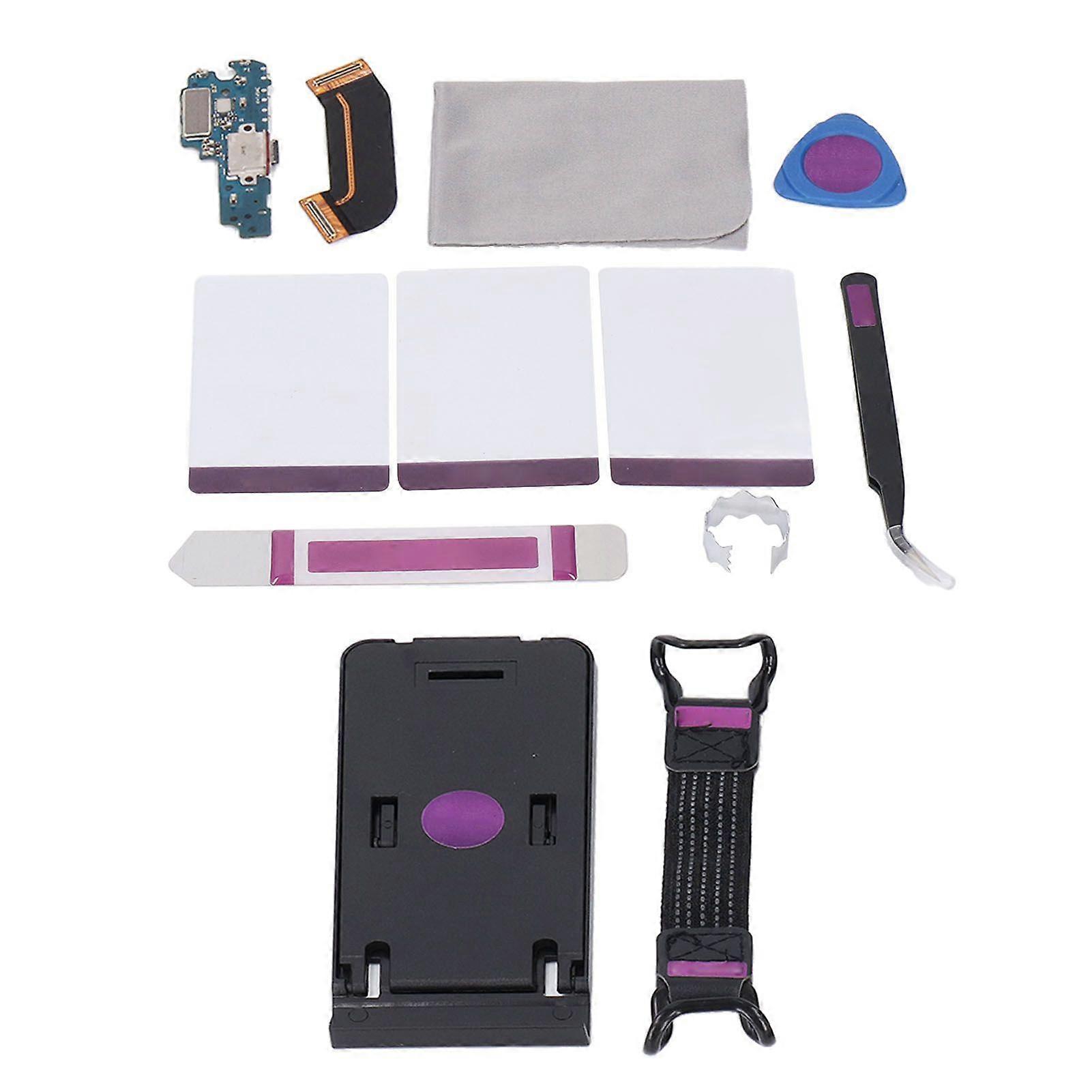 Phone Charging Port Dock Connector for Galaxy Z Fold 3 5G F926 US Version Replacement USB C Charging Port Flex Cable with Repair Tool Kit