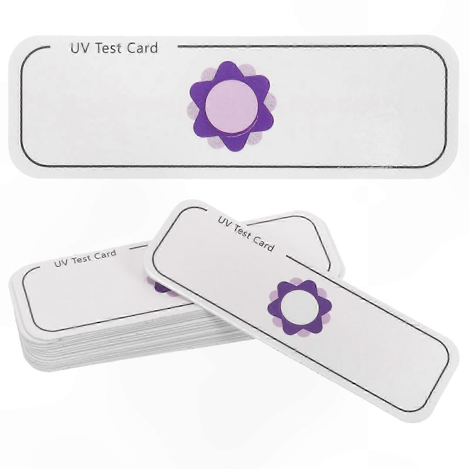 20 Pack UV Detection Cards for UVA Light Testing and Identification