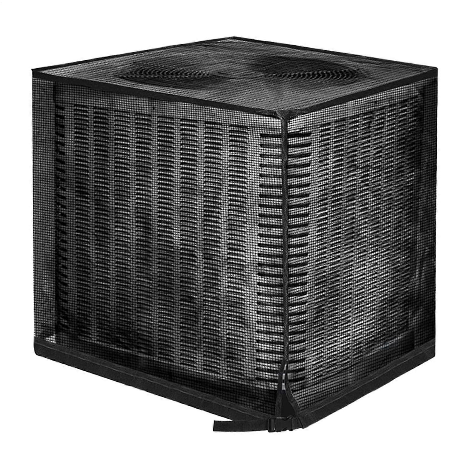 Air Conditioner Cover Foldable Dust Net For AC Unit 90x90x100 Cm Weatherproof Cap Winter Snow Shielding Home Wall Use