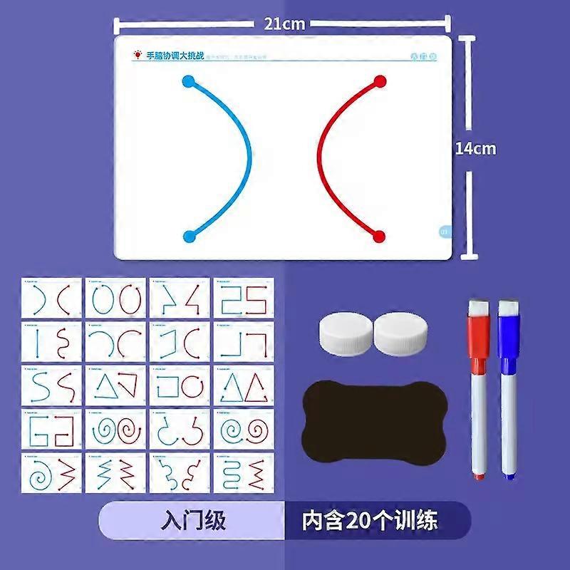 Kids Left Right Brain Development Puzzle Toy Movement Thinking Control Motor Training Hand Coordination Early Educational Toy