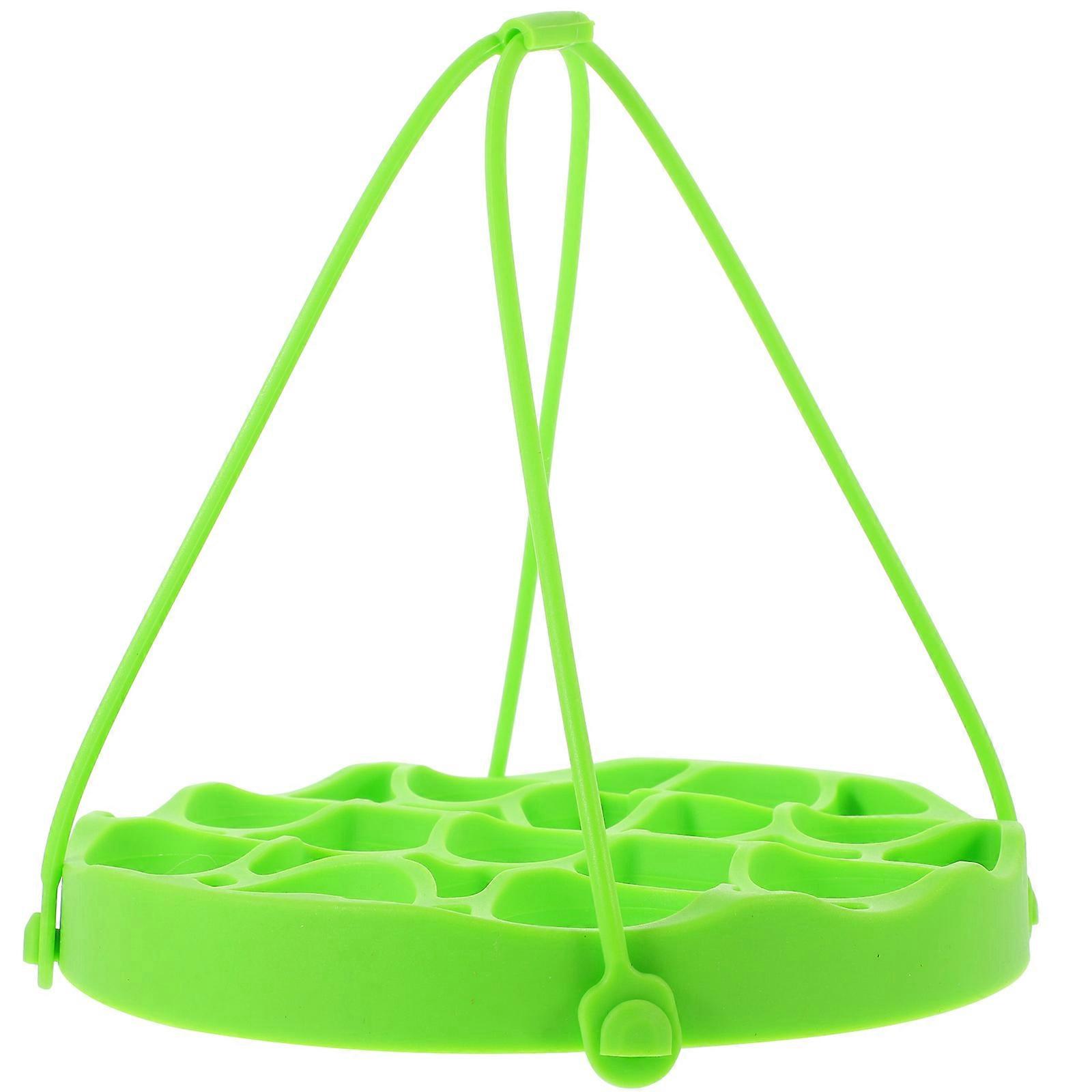 Heat-Resistant Steamer Silicone Egg Rack for Steaming 9 Eggs