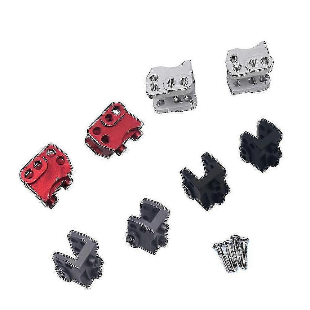 4pcsメタルアクスルロアAマウントレッド