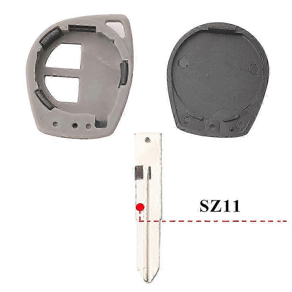 New 2 Buttons Car Key Housing Shell For Suzuki Alivio Dzire Ertiga Jimny Swift S-cross Sx4 Vitara Auto Key Fob Case