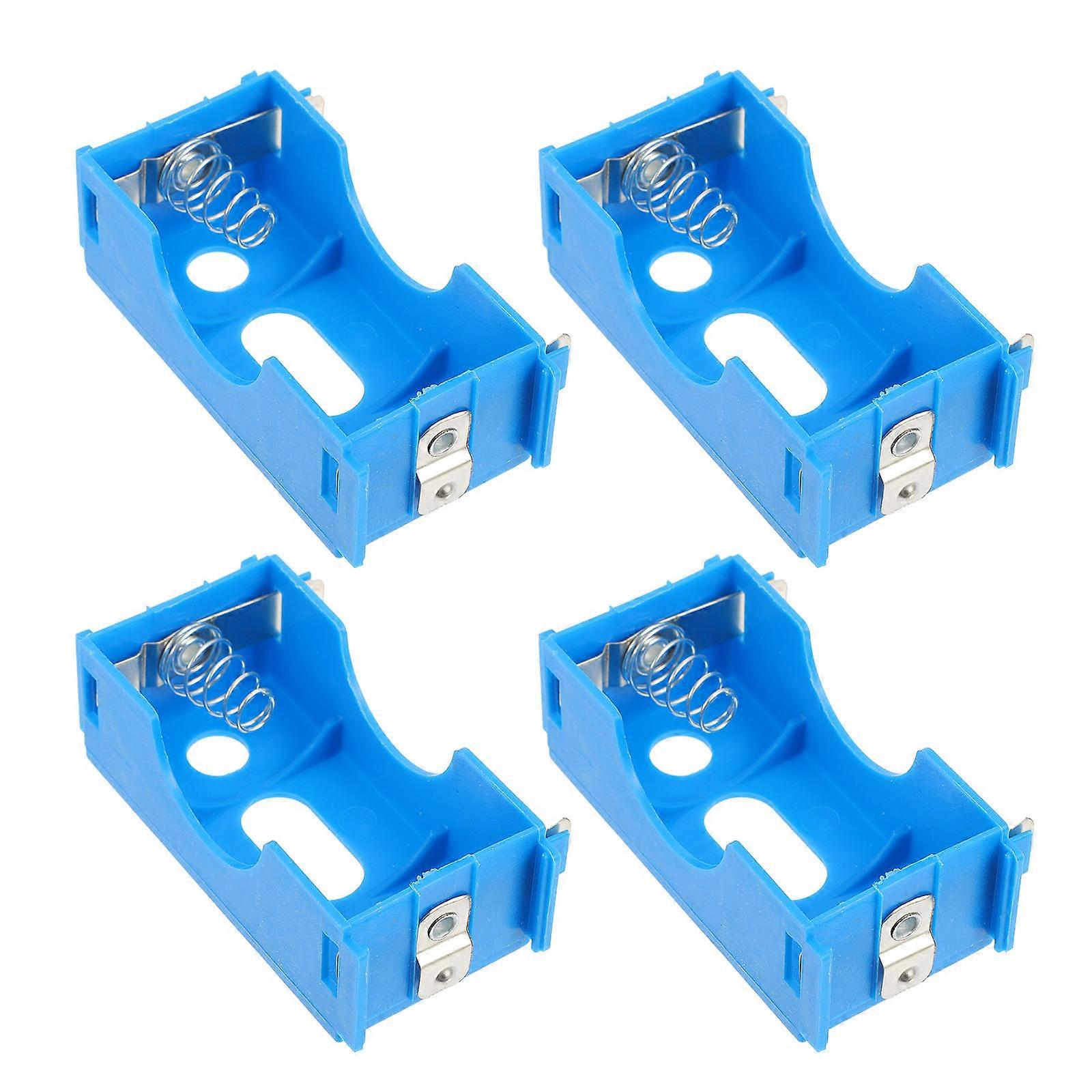 Electricity Science Kit 4Pcs Plastic Terminal Battery Box Physics Tool Ideal For Laboratory Use Simple And Delicate Design For Electricity Experiment