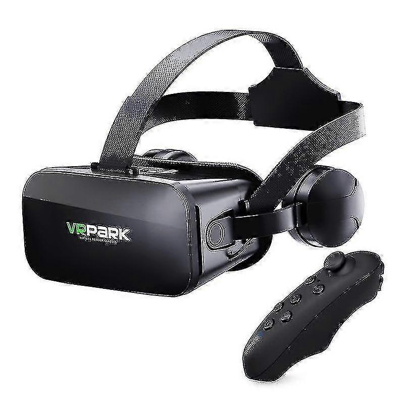 For 3D VR Glasses Virtual Reality Glassesi Phone Android Games Stereo With Headset Controllers|3DGla