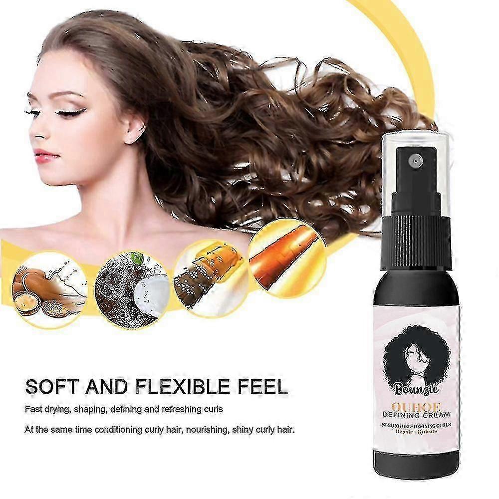Ouhoe Styling für Männer und Frauen Volumizing Conditioner Feuchtigkeitsspendend Reparierendes lockiges Haar Lang anhaltender Halt Elastomer-Spray - Produktcode 31301