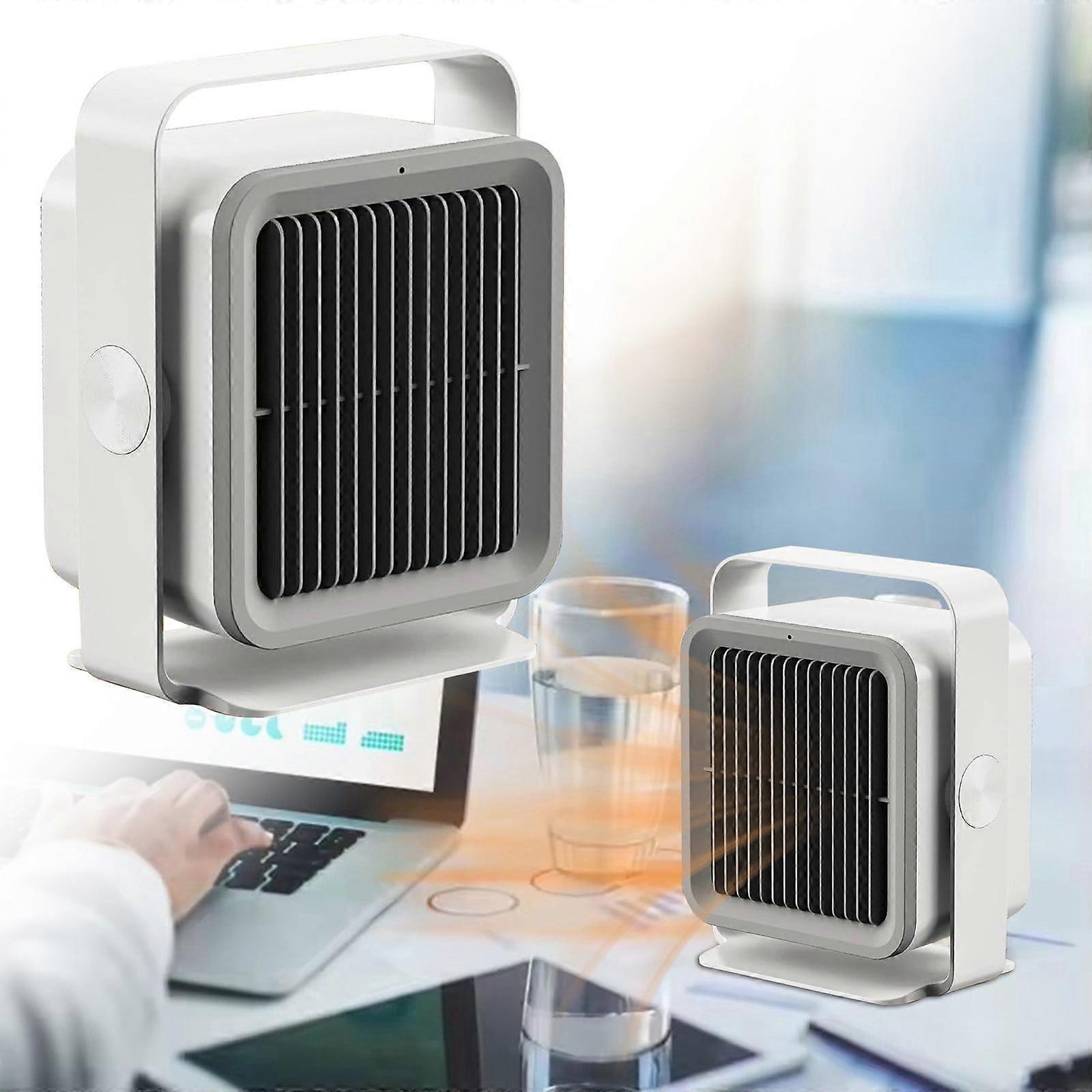 Portable Space Heater for Home, Bedroom, Bathroom - Energy Efficient, Fast Heating, with Remote, Low Voltage Mini Heater