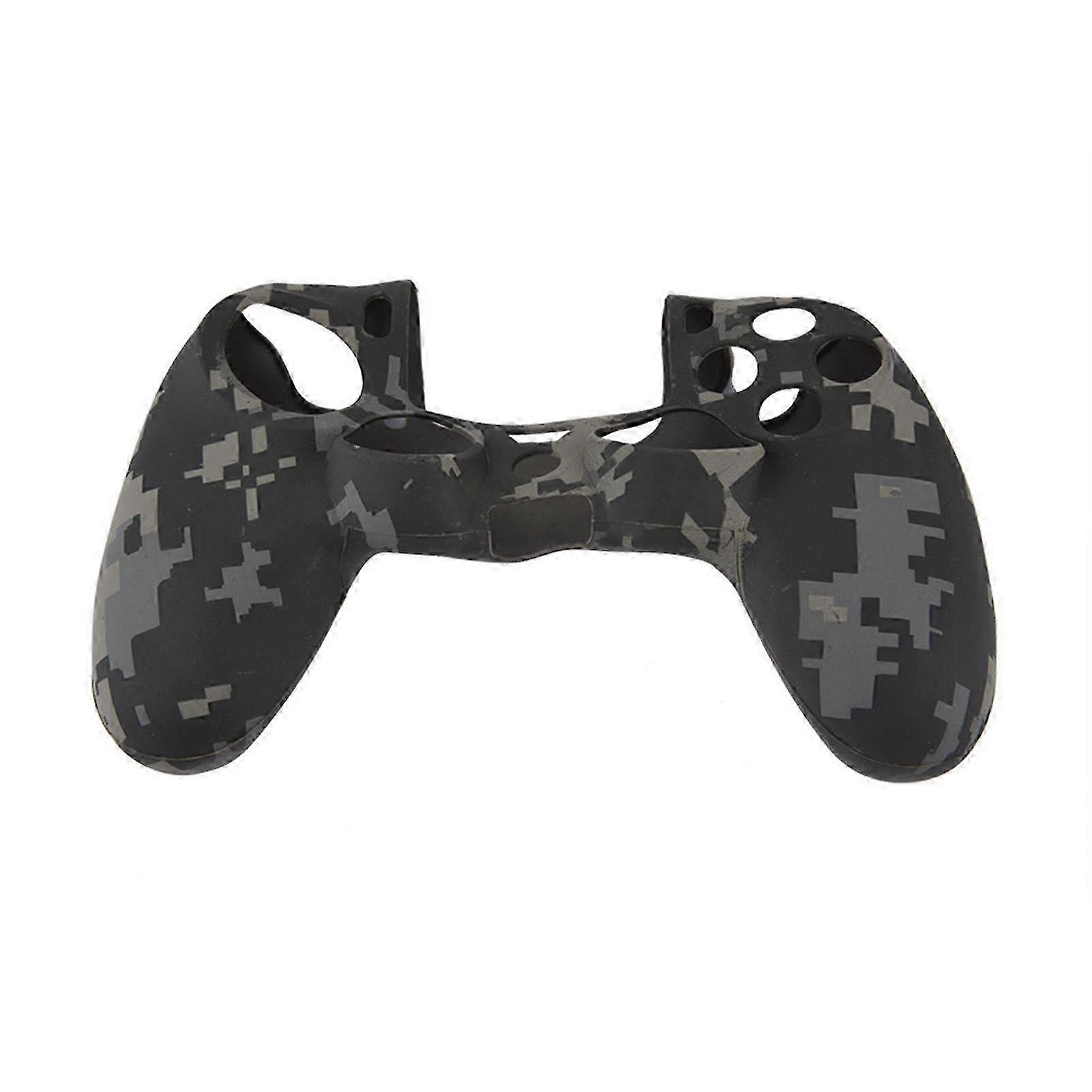 Soft Silicone Sleeve Dustproof Case Handle Cover For PS4 Controller Gray