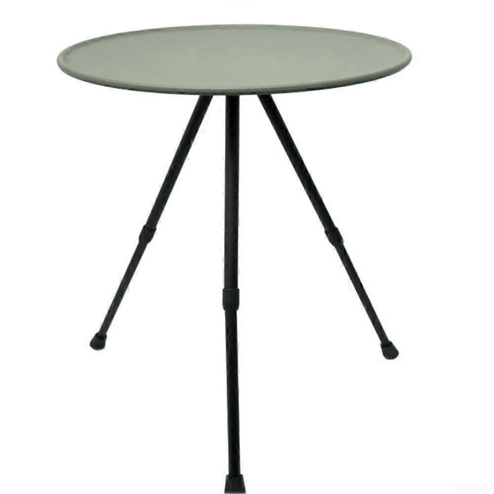 Camping Table Detachable Portable HeightAdjustable Side Table Green