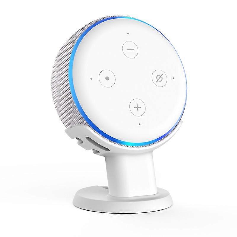 LINGYOU Wall Mount For Amazon Echo Dot 3rd Gen Table Stand For Alexa Echo Dot 3 Smart Speaker With Screwless Cable Management