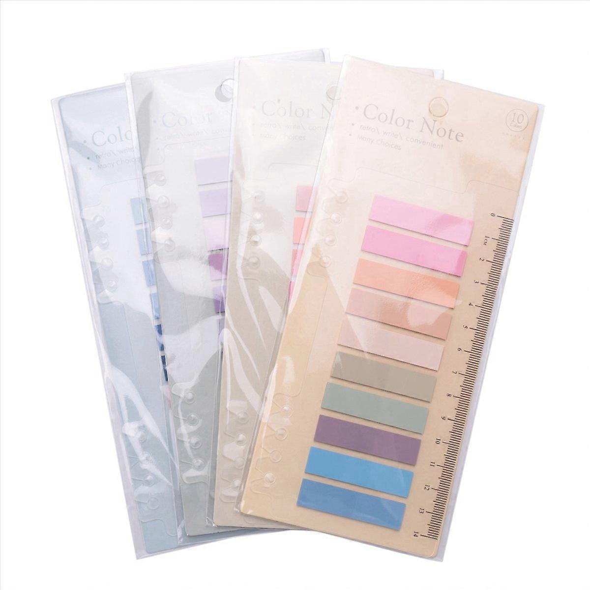 800 Pcs Sticky Index Tabs, with Ruler for Page Marking