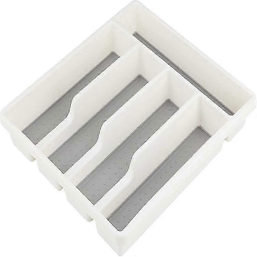 Tray Organizer with 5 Compartments Non Slip Rubber Feet