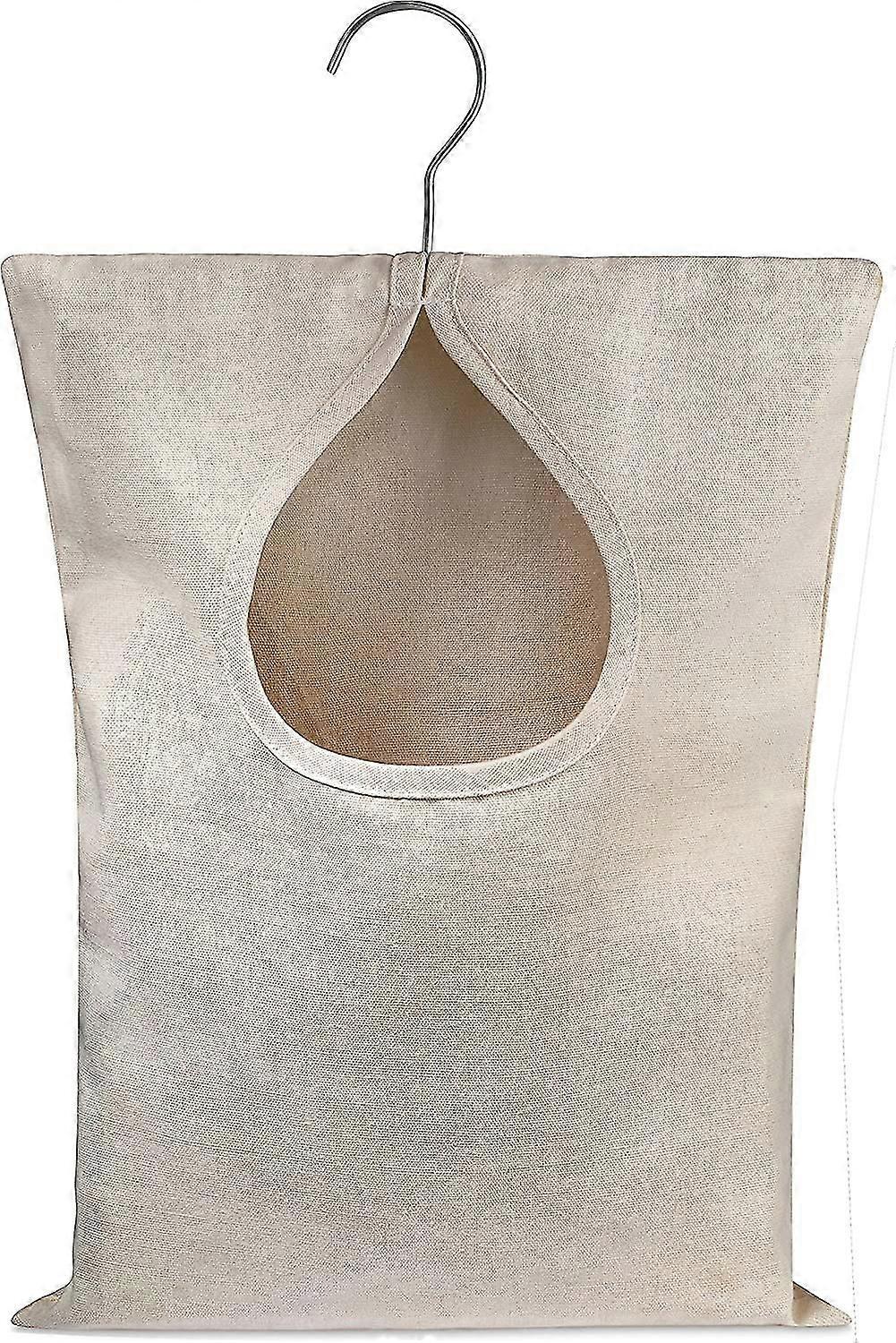 Handy Laundry Clothespin Bag-holds 100 Medium-sized Clothes Pins, Durable Polyester Material, Hook