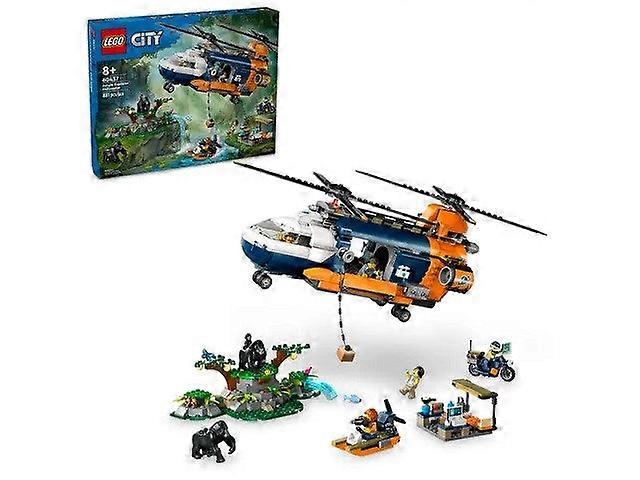 Lego City 60437 Jungle Explorer Helicopter In Base Camp