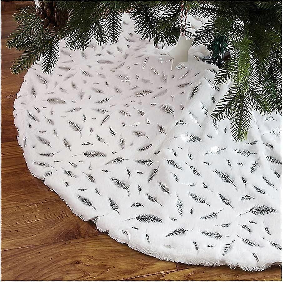 Christmas Tree Feather Skirt, 48 Inch