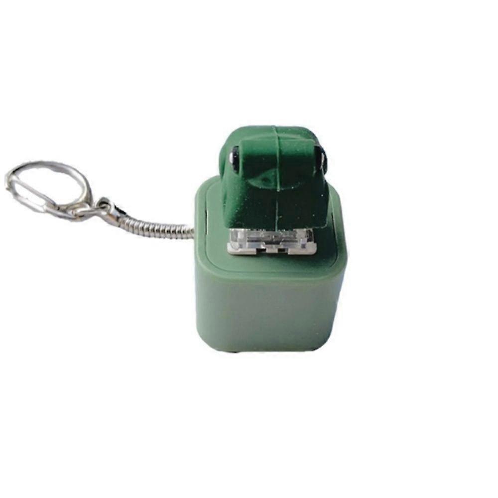 Funny Croaking Frog Keychain Rechargeable Frog Keyboard Fidget Clicker Frog /Pig Sound Keychain with LED Light for Stress Relief