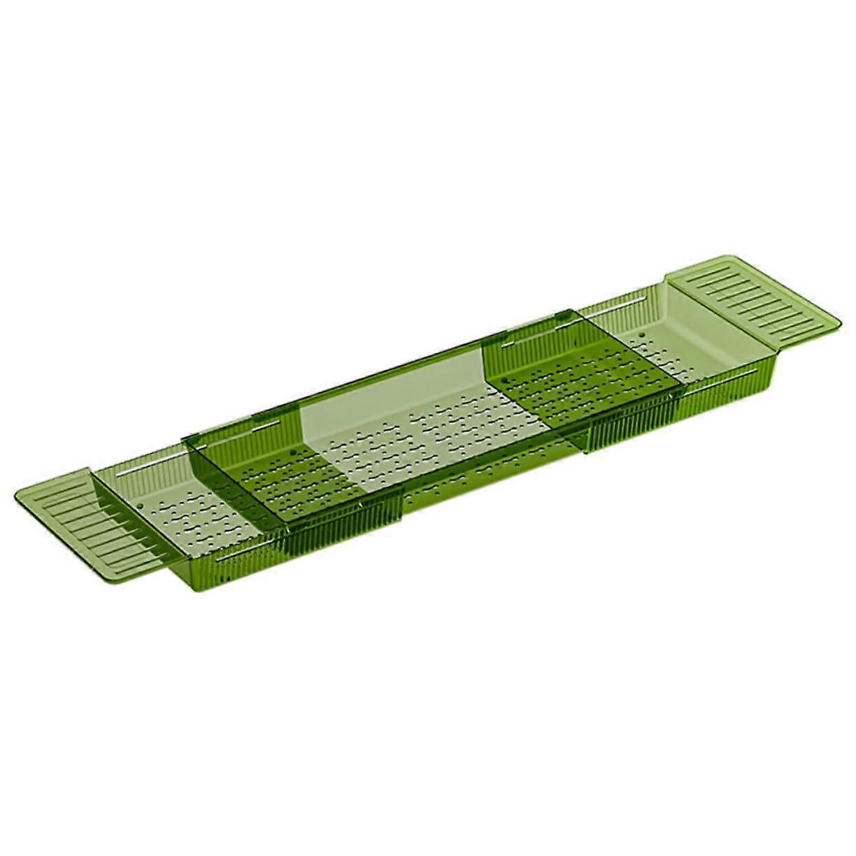 Adjustable Bathtub Tray Shelf For Standard Tubs Non Slip Design Wine Glass Holder Tablet And Book Storage