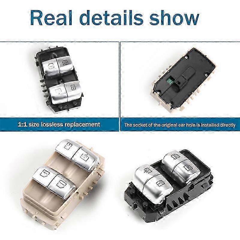 Window lifter control button for W222 S550E S600 2014-2020 beige sunroof switch