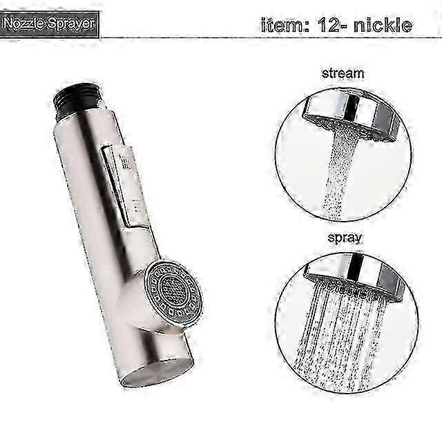 Højtryks køkkenarmatursprøjte Træk ud brusehoved G1 / 2 TA