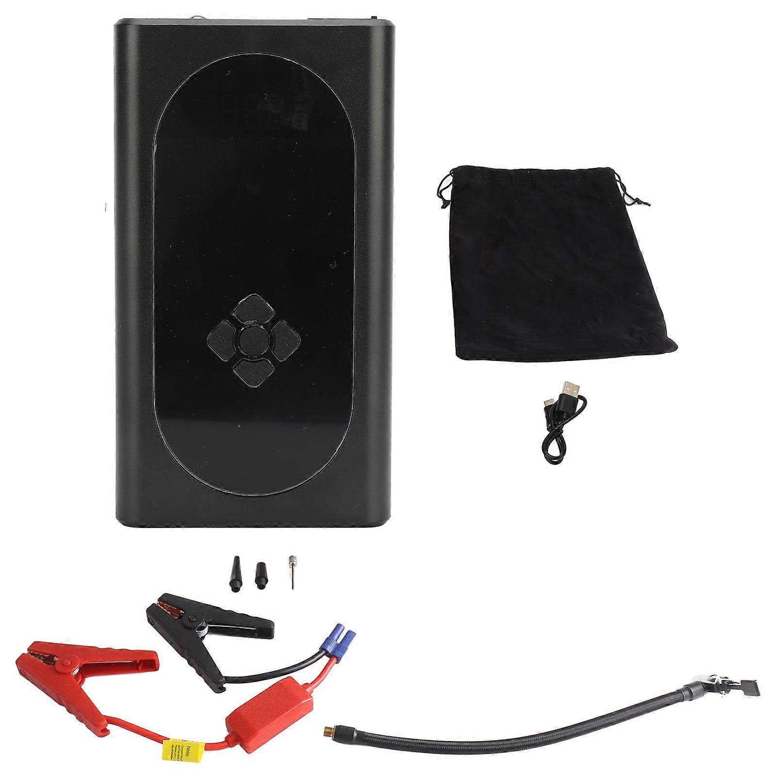 2000A portable jump starter with compressor for compact vehicles