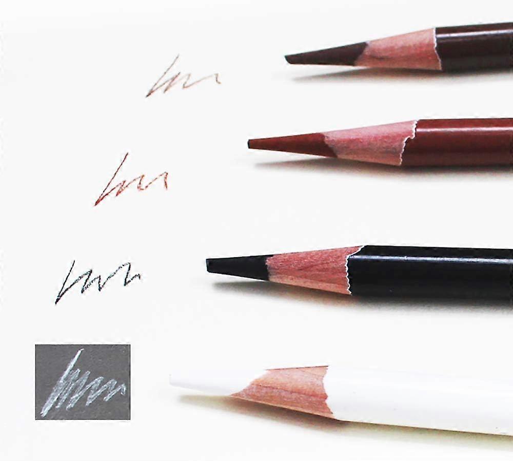 Sketch Color Dark Brown Charcoal Gloss Painting Pen Color Chalk For Sketching And Illustration