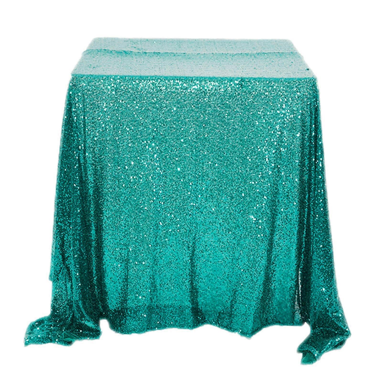 YUEHAO Event & Party Sequin Tablecloth 23.6 Decoration Tablecloth (Malachite P