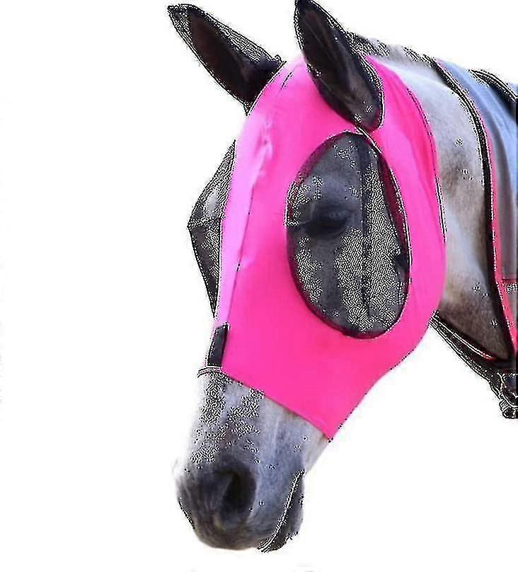 Breathable Horse Flying Mask Anti-mosquito And Insect-proof Horse Hood A (Cy)