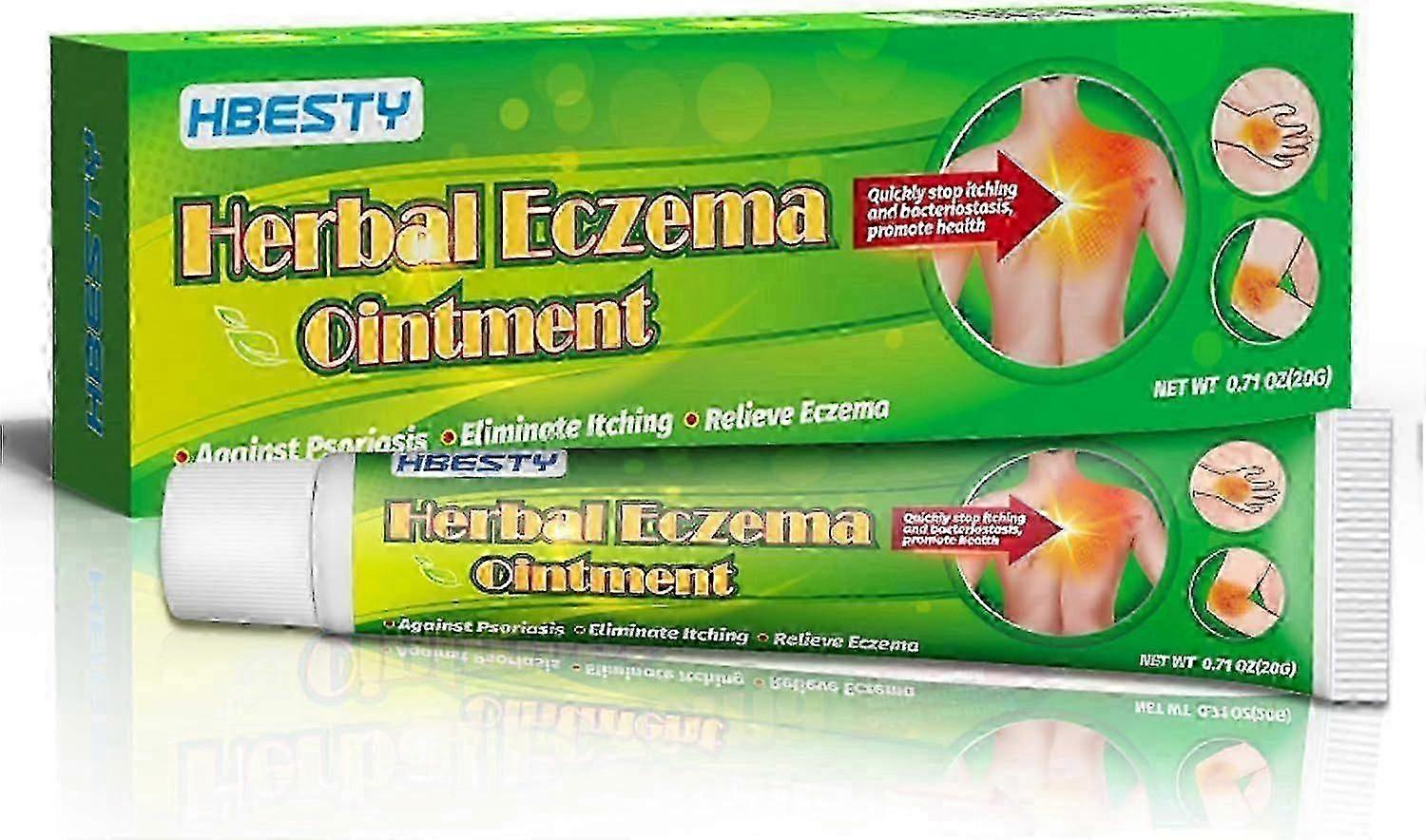 抗真菌クリーム 20g - 抗真菌スキンクリーム いんきんたむし、白癬、湿疹の緩和、抗真菌クリーム 顔と体の真菌肌を素早く鎮静、ヘバル抗