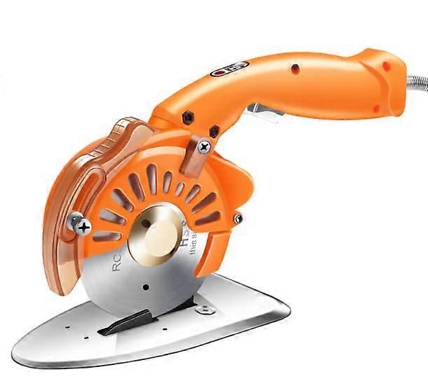 Electric Rotary Cutter 28mm Max Cutting Thickness, Automatic Sharpening, Adjustable Speed, Fabric And Leather Cutter