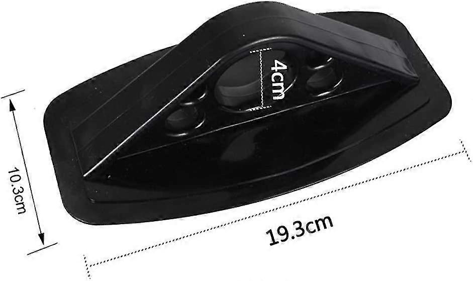 Paddle Bracket Inflatable Boat Rubber Boat Universal Accessories Oar Rest Paddle Fixed Frame Awning Support Base (2pcs, noir)