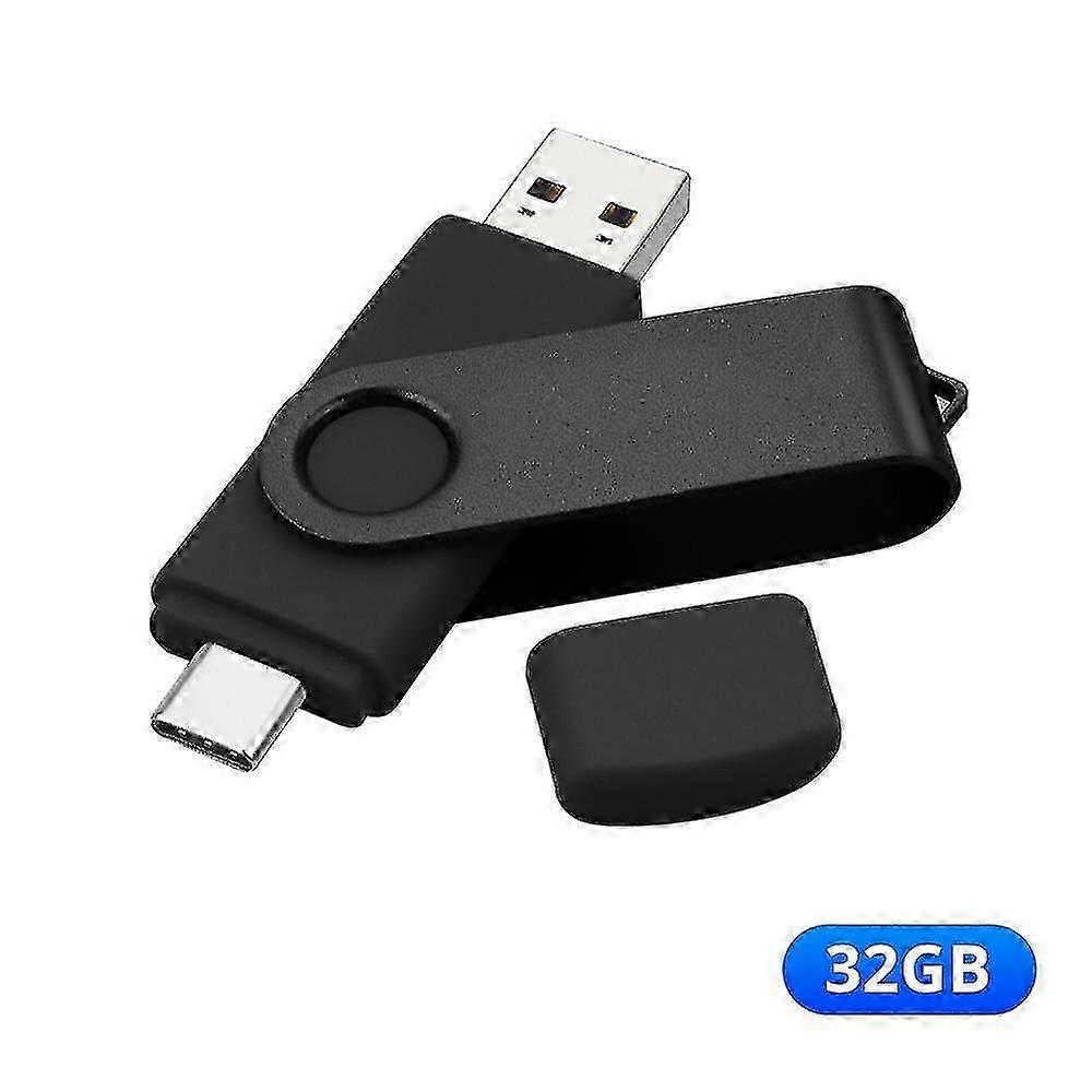 Fonken 2 en 1 clé USB haute vitesse USB 2.0 TYPE C CLÉ USB Clé USB OTG 128 Go 64 Go 32 Go 16 Go clé USB
