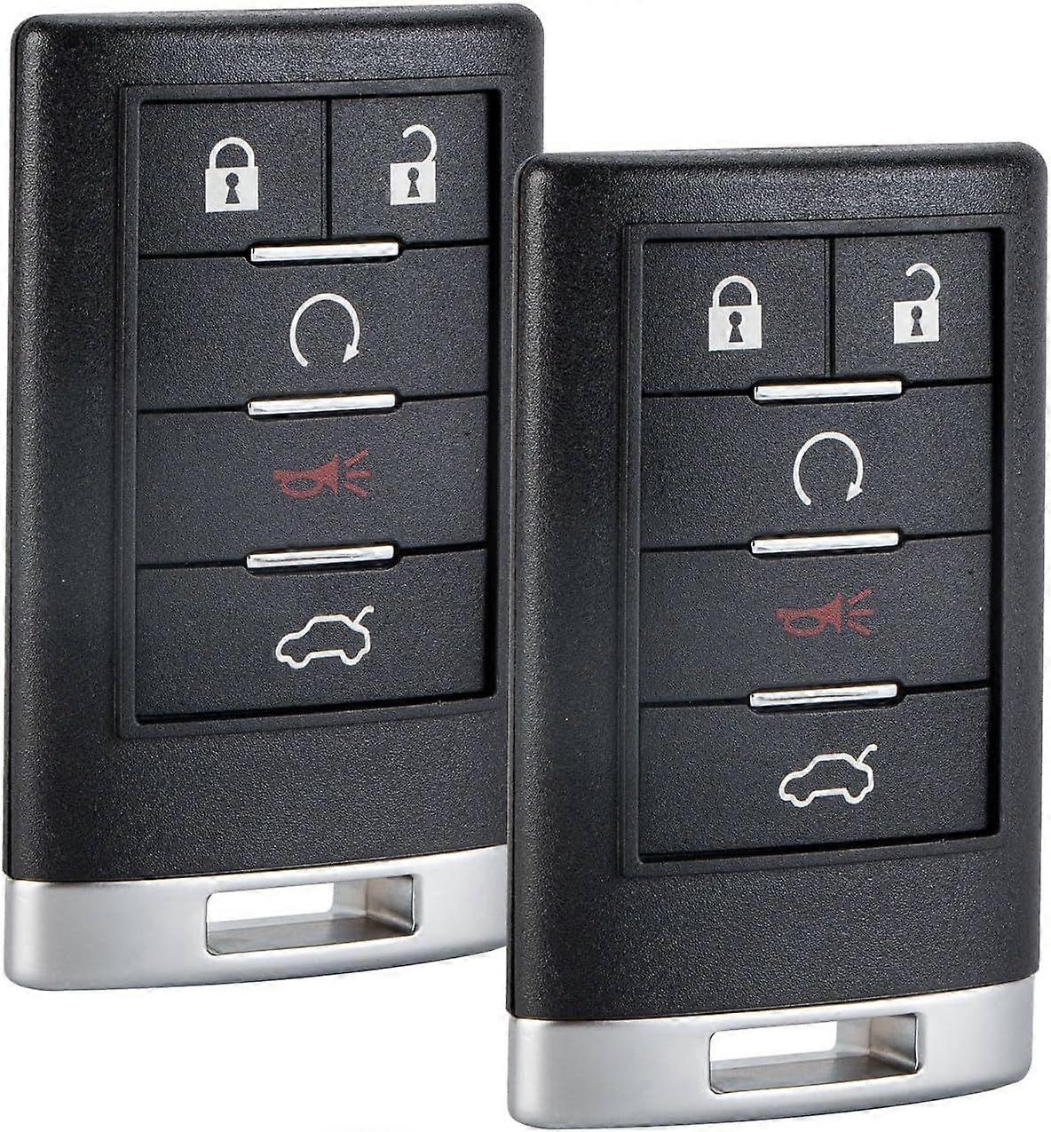 (One piece only) Smart key fob keyless entry remote for 2008 2009 Cadillac CTS SRX STS DTS OUC6000066 OUC60270 OUC60221 315M