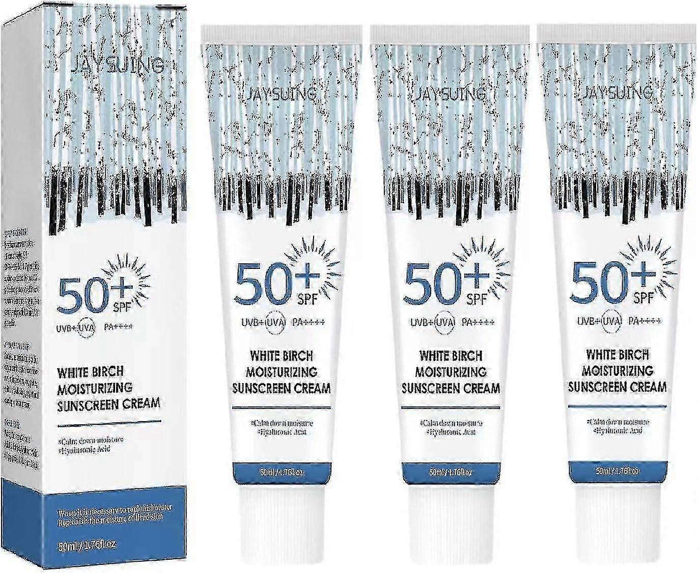 Jaysuing Oil Control Sunscreen,refreshing Moisturizing Non greasy, Isolation Protection Uv,will Leave You 3pcs  7316455829022