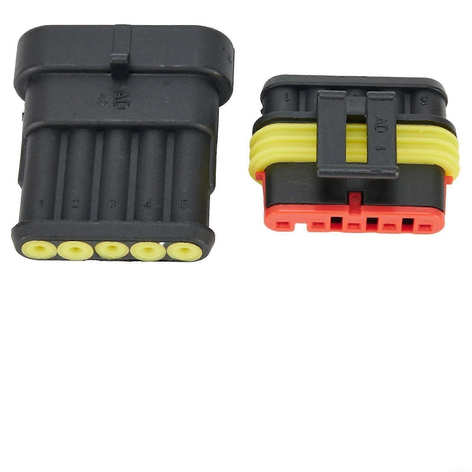 Waterproof Electrical Connector For Boats And Trucks, 16 Pin Set, 3Pin Configuration