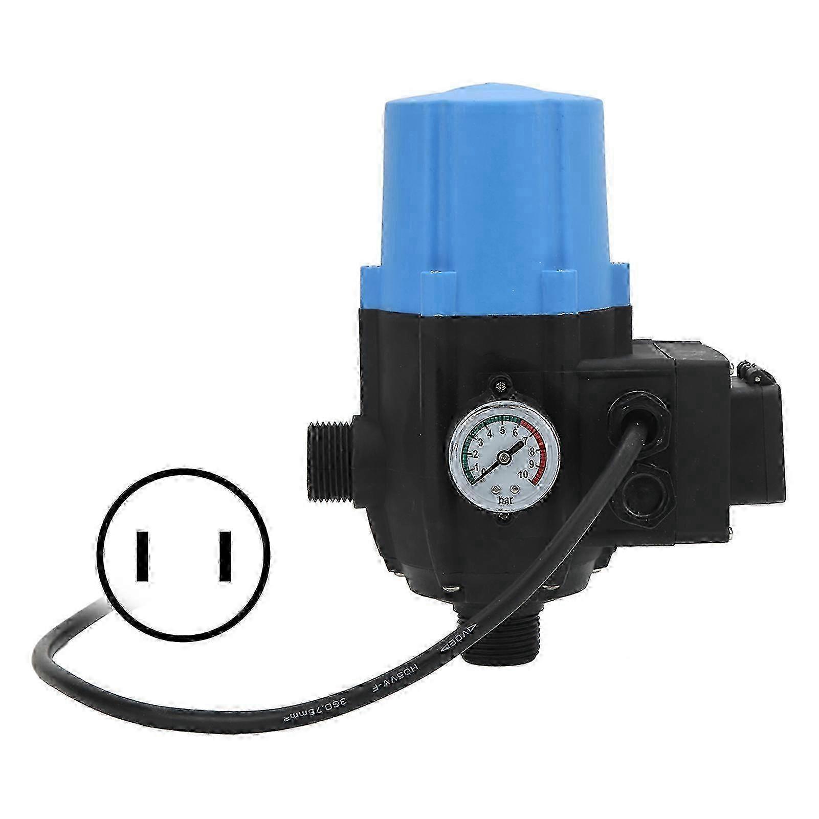 Water Pump Pressure Controller Waterproof Intelligent Control Pressure Switch US Plug 110-120V (0.75KW)