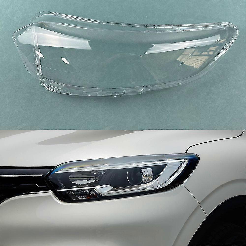 For Renault Kadjar 2016~2018 Lamp Shade Front Headlamp Cover Transparent Lampshade Headlight Shell Masks Plexiglass