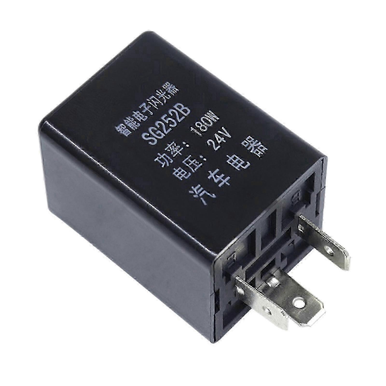 Electronic Turn Signal Flasher Relay 3-Prong 24V