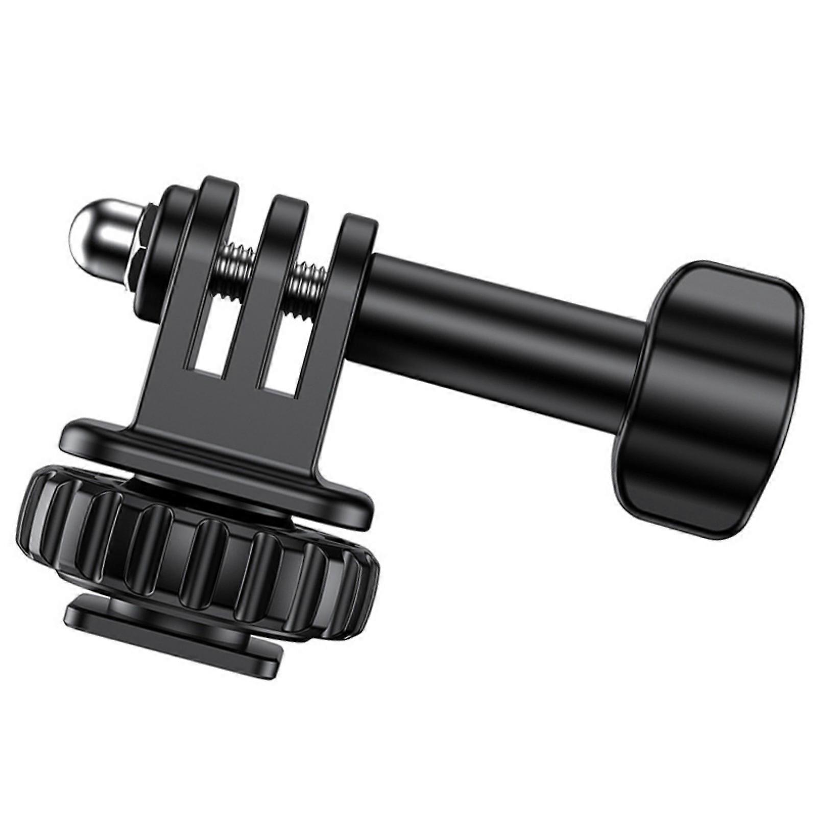 Action Camera Cold Shoe Mount Adapter With Cold Shoe 1/4 Screw Hole For Tripods DSLR Accessories 180Degree Adjustable Multicolor