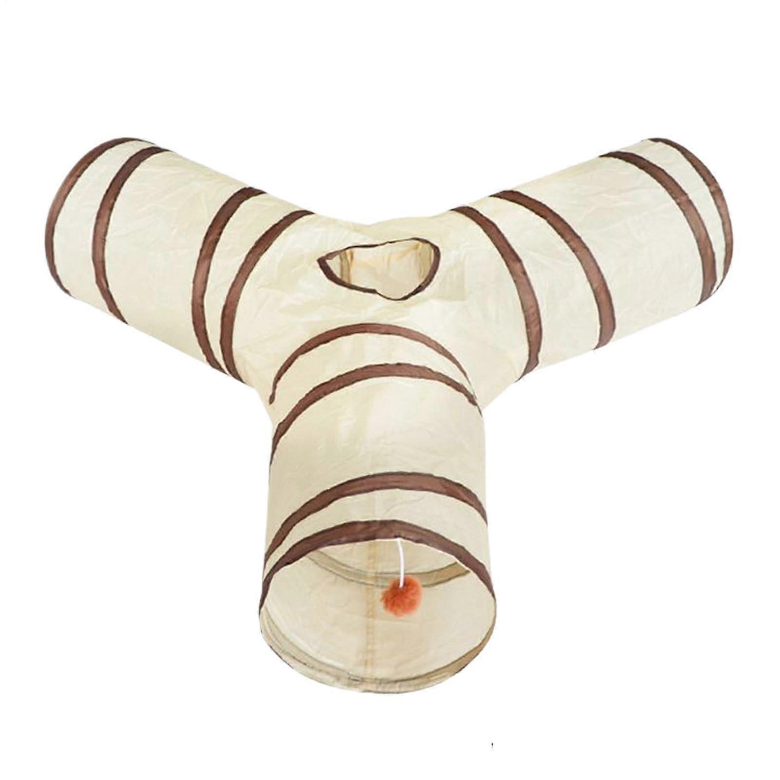 Cat Play Tunnel Foldable Cat Toy Tube For Kitten And Puppy Interactive Indoor Exercise Enrichment Small Animal Rabbit Play Sleeping