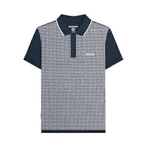 Lambretta Mens Gingham Polo Shirt