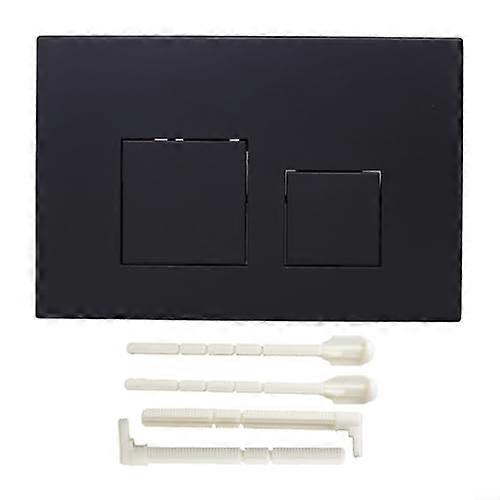 Toilet Actuator Plate Dual Push Button Flush Button Dual Flush Plate For Wall Hung Toilets Black