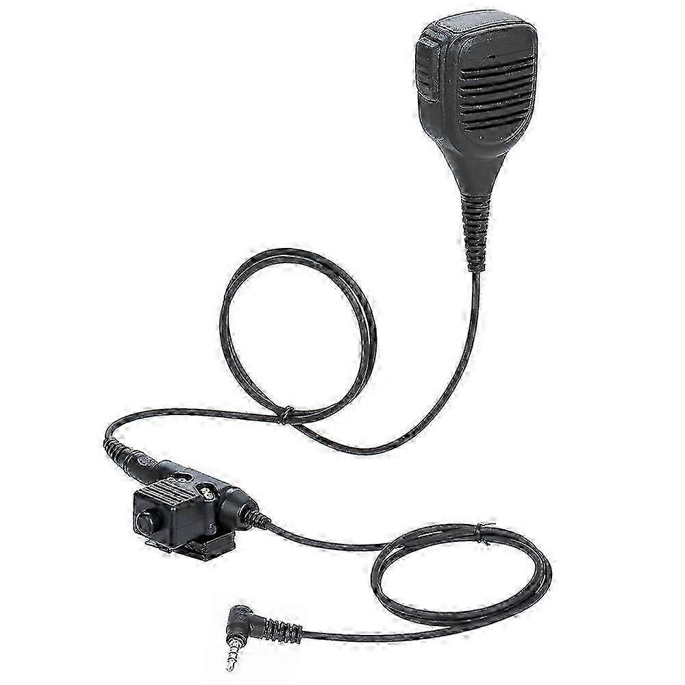 Type A Ham Radio 7.1mm Adapter Speaker Microphone with U94 PTT for Yaesu Vertex