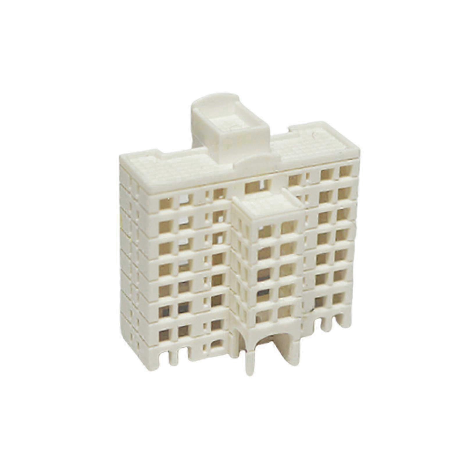 Quality Plastic Apartment Building Model For Model Railroads DIY Scenerys Craft Project Realistic Residential Design