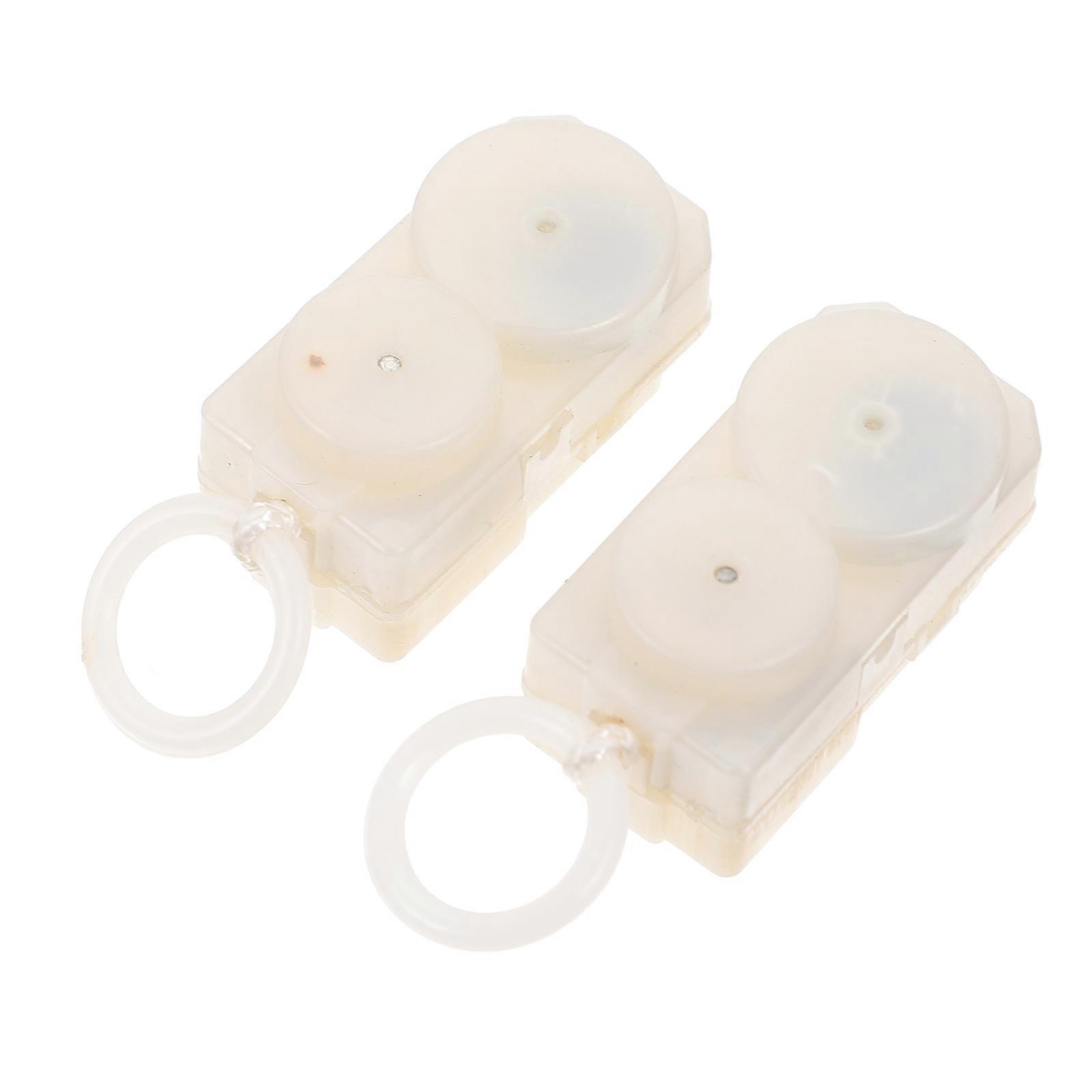 White Plastic Plush Doll Pull Ring Accessories for Toy DIY 2Pcs