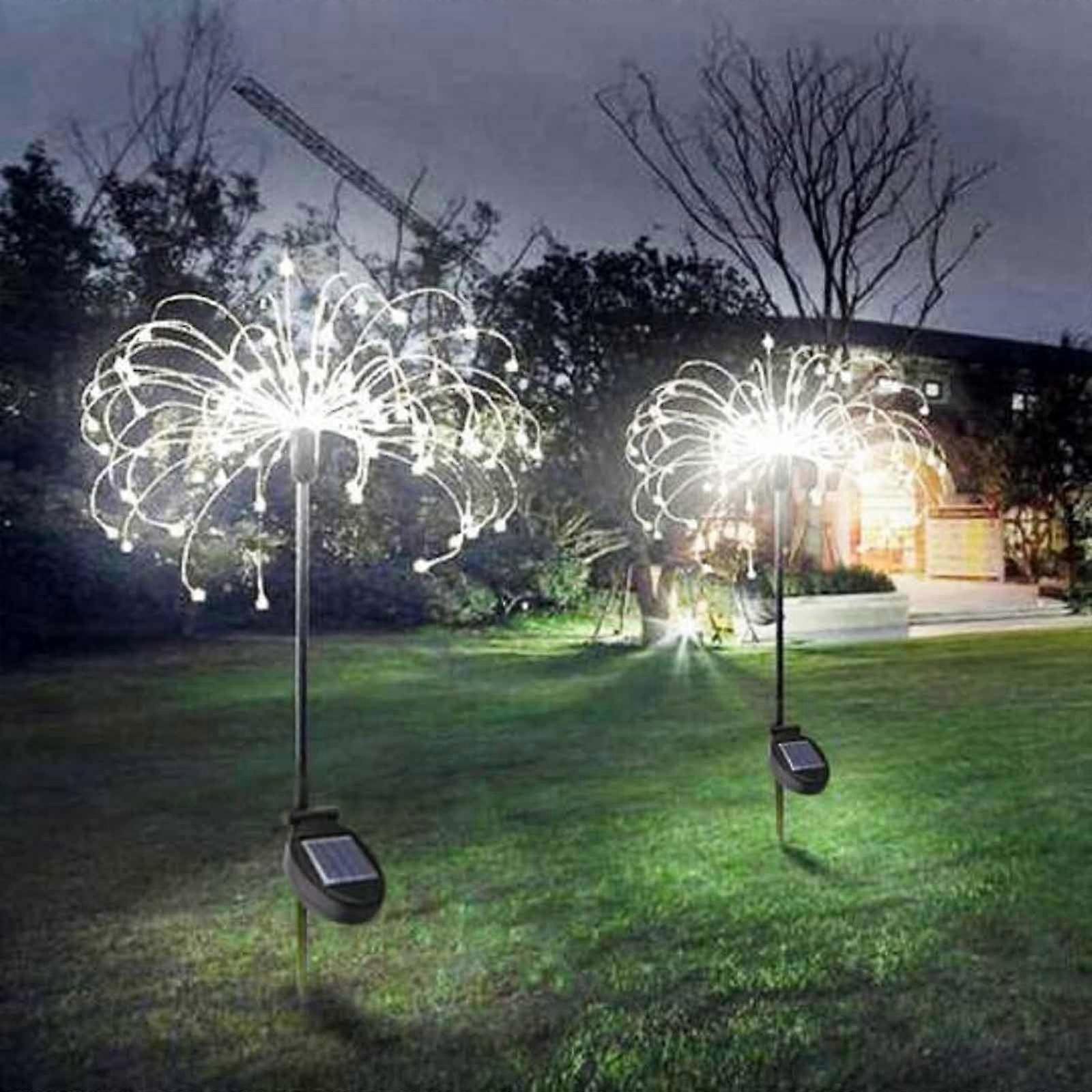 WJSXC Courtyard Decoration Led Solar Light Flower Arrangement Lamp (Shape Can Be Changed Manually) C