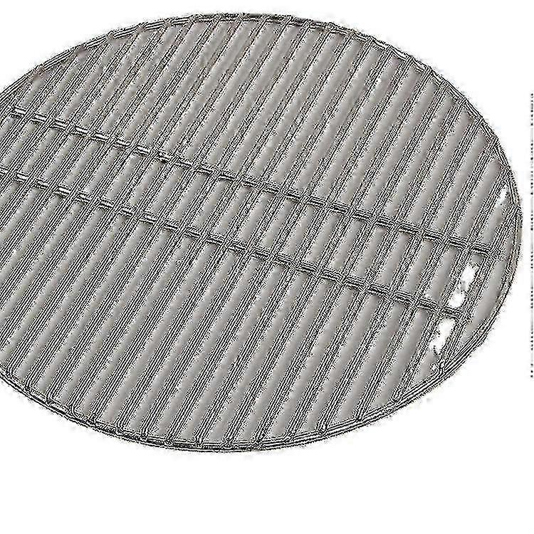 Stainless Steel Round Barbecue Net Pressure Meat Curtain Pot Bucket Anti-paste Grate Bacon Barbecue Mesh