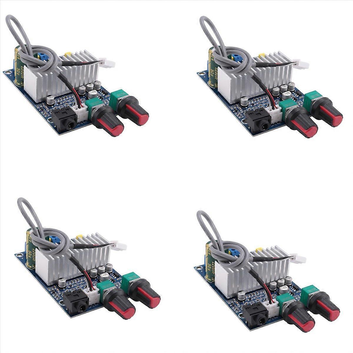 4X TPA3116 Subwoofer Amplifier Board 100W Bass Output DC12-24V Digital Small Power Amplifiers Video 