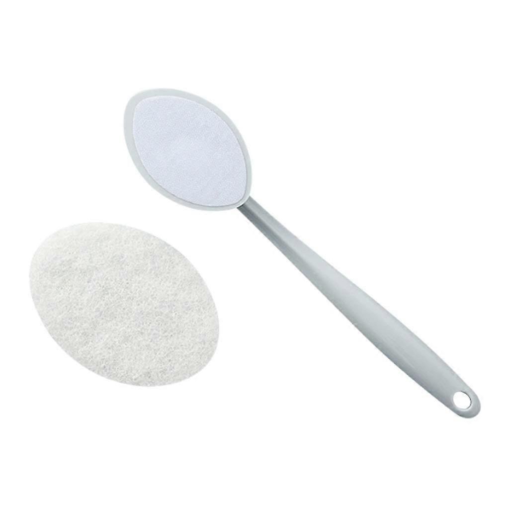 Toilet Brush and Holder with Long Handle Soft Sponge Head for Bathroom Deep Cleaning